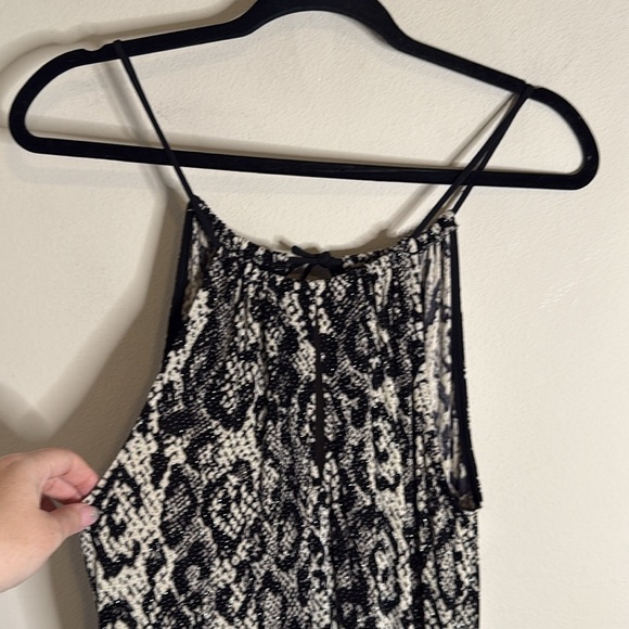 Vintage Alex Evenings Sparkle Snakeskin Print Keyhole Maxi Dress Size 12 - Picture 3 of 6